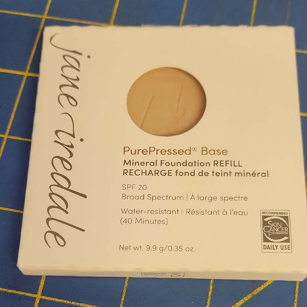 Jane Iredale PurePressed Base Mineral Foundation Refill - Cream 9.9g New